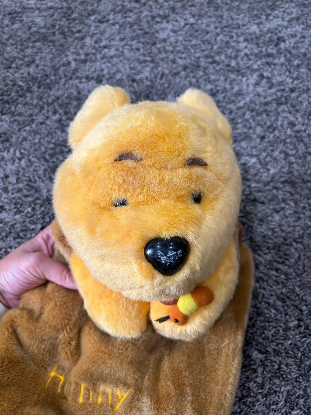 Vintage Disney Winnie the Pooh Plush Backpack | 